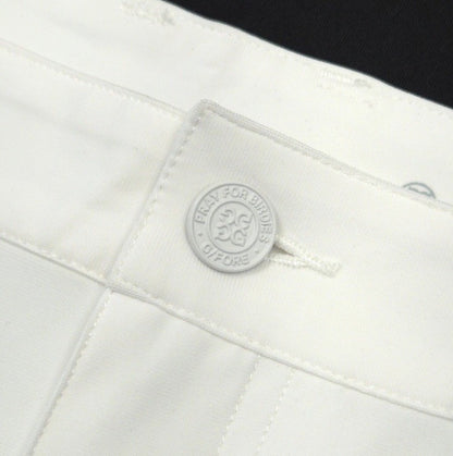$185 G/FORE Men’s 36 Performance Stretch Tour 5 Pocket Pants-Snow White-34W-New