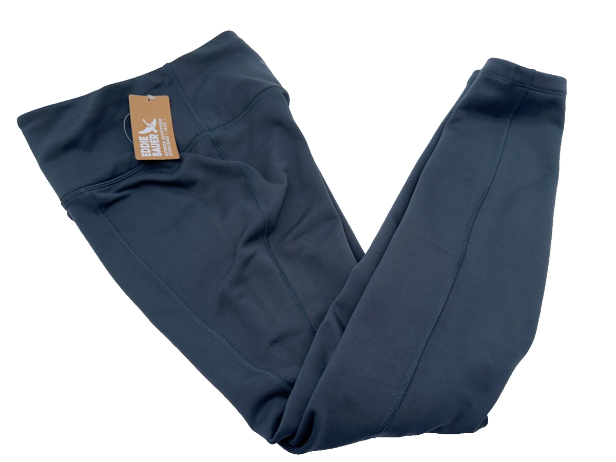 $109 Eddie Bauer Women’s Fleece Lined Glacier Peak Tight - Storm - Medium -New