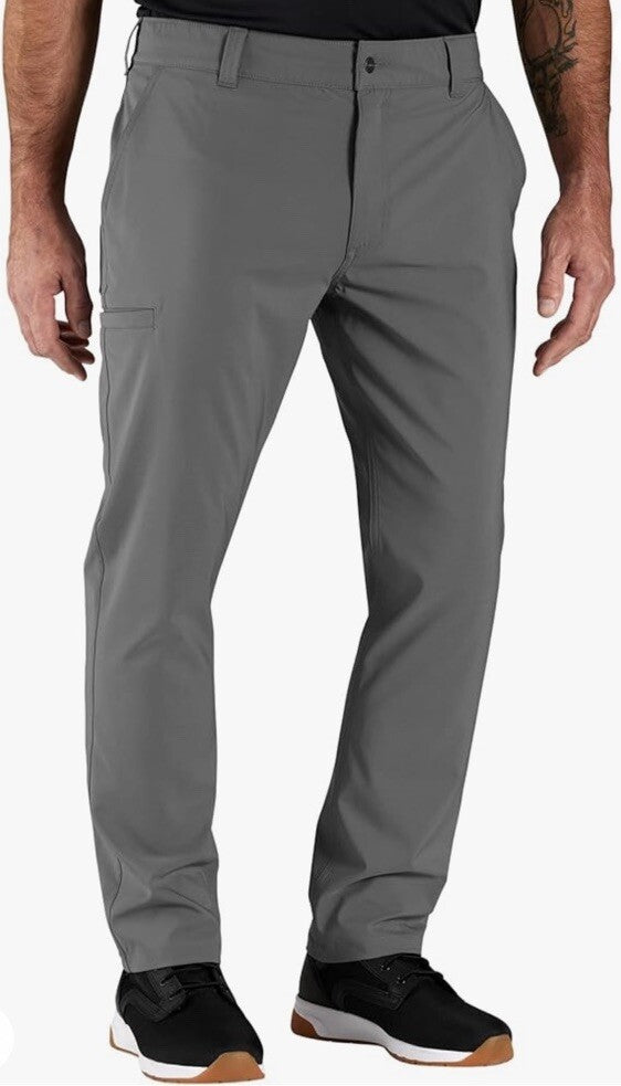 $98 Carhartt Men’s Force Sun Defender Lightweight Relaxed Fit Pants-Steel-Large