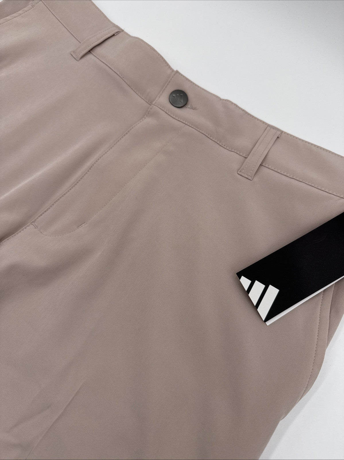 $70 Adidas Men's Ultimate 365 Stretch 10" Inseam Golf Shorts-Wonder Taupe-32W