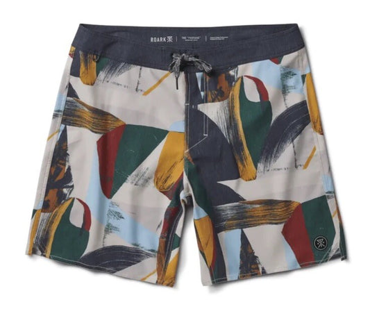 $66 Roark Men’s Passage Collage 18” Boardshorts-Multi - Size: 28W  New Tags