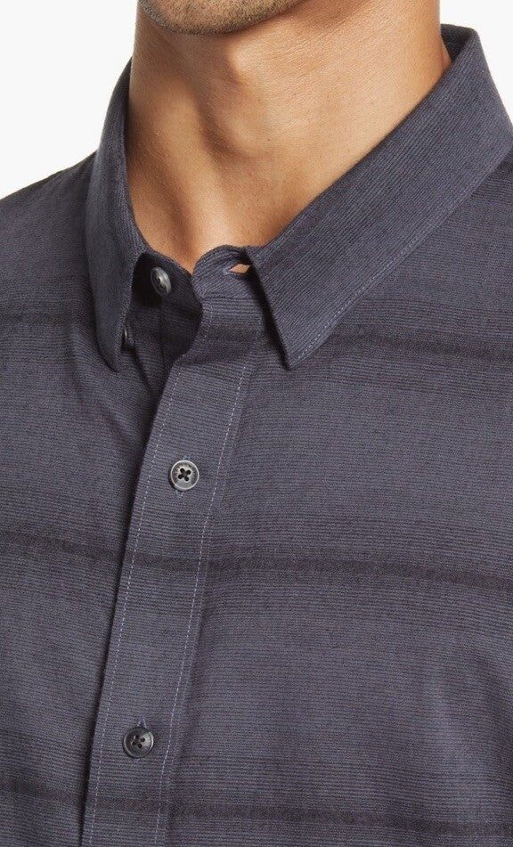 $125 Travis Mathew Men’s Stretch Stripe Button Long Sleeve Shirt- Zeke-Small-New