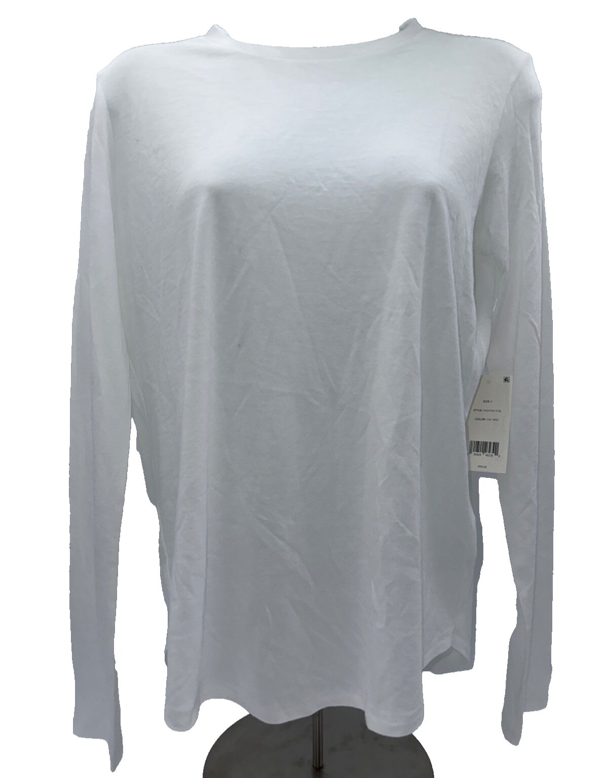 $98 Vince Women's Cotton Long Sleeve Shirt - White - Small - New With Tags