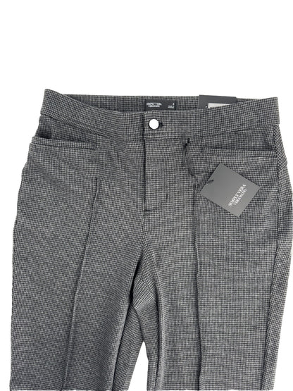 Simply Vera Wang Women’s Mid-Rise Pintuck Ponte Skinny Pants - Houndstooth-Small