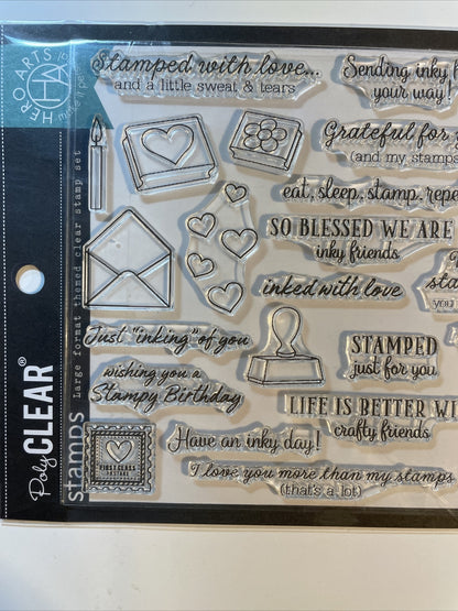 Hero Arts Poly Clear Stamps CM353 - 6" x 8" set - Best Price