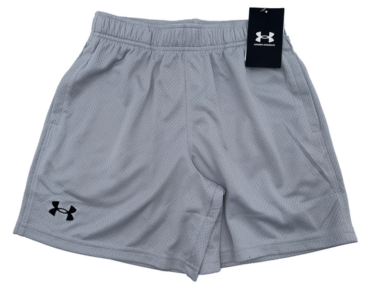 Under Armour Boys' Tech Mesh Shorts 5” - Mod Grey - Medium - New With Tags