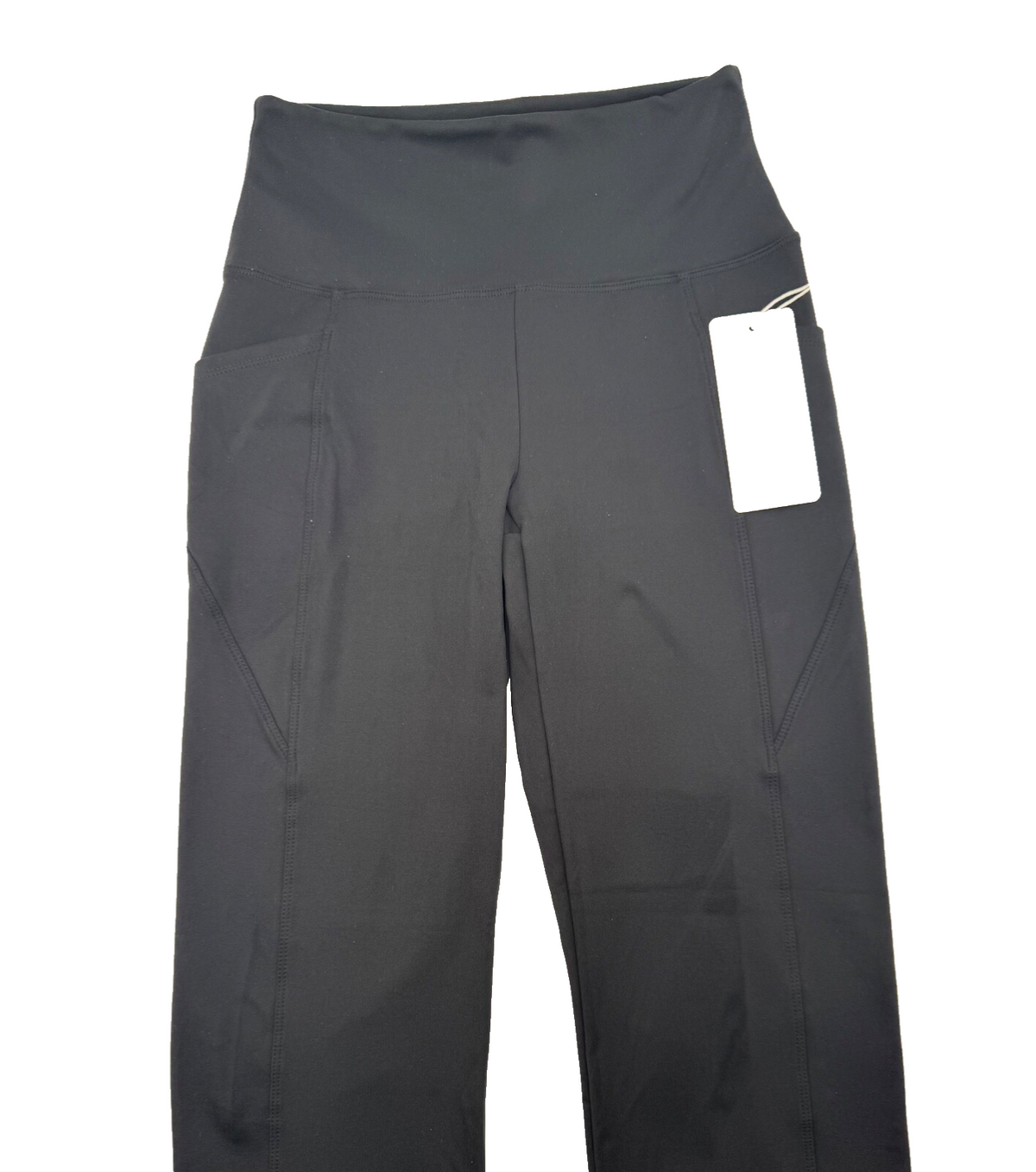 $74 Balance Collection Women’s-Easy Stella High Rise Pocket Pants- Black- Medium