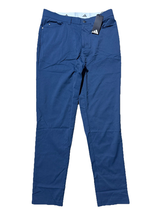 $80 ADIDAS Men's Ultimate 365  5-Pocket Tapered Golf Pants-Crew Navy-34W 32L-New