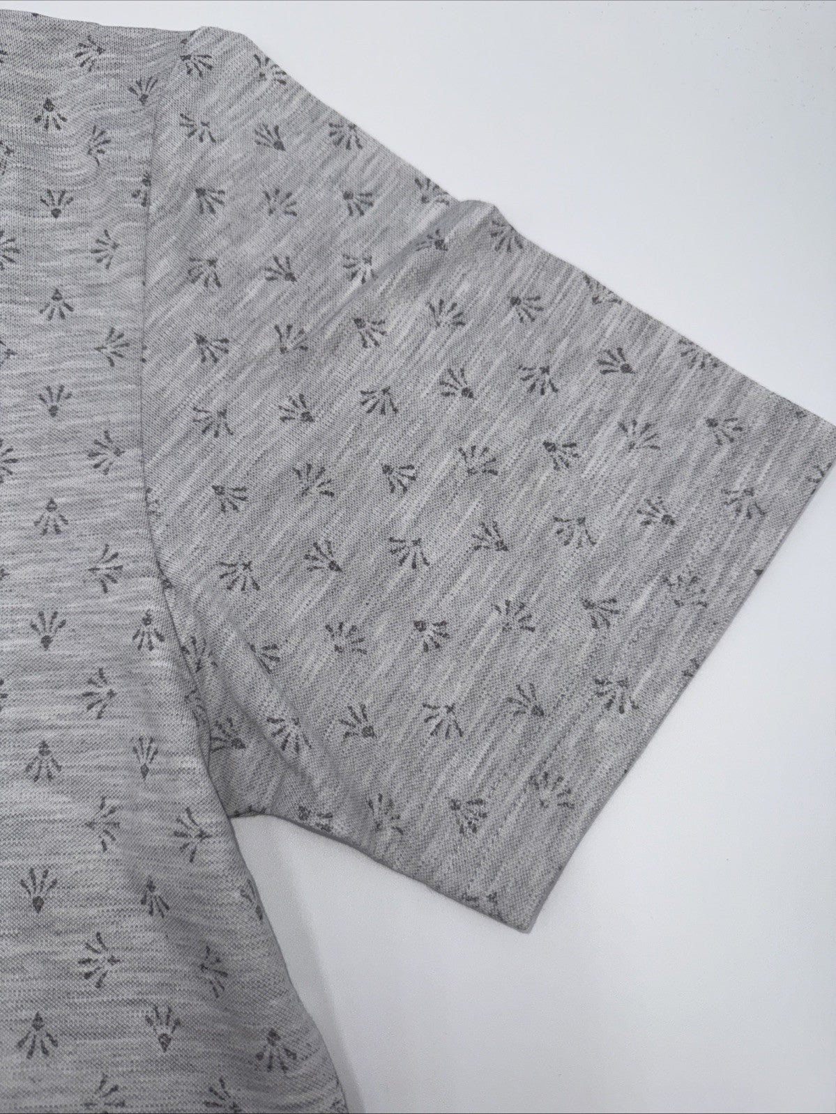 $95 Travis Mathew Men’s Tour Book Golf Polo Shirt-Light Grey - Small- New Tags
