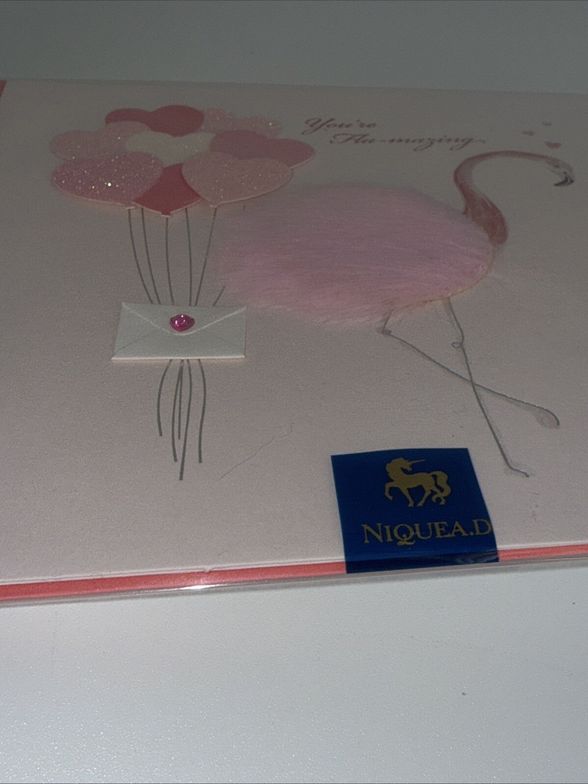 Lot Of 2 Niquea.D Dimensional Valentine's Day Greeting Cards- Upscaled Quality!