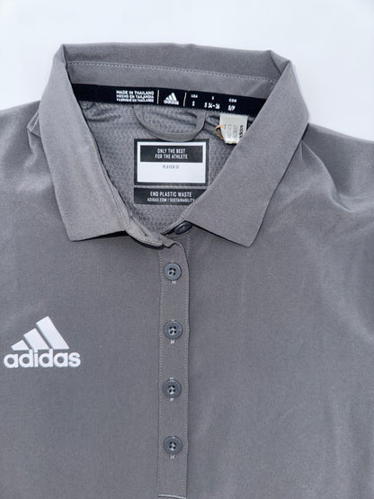 $65 Adidas Women's Golf Polo -129590160 - Grey/White  - Small - New With Tags