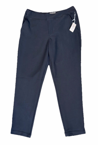 $109 Tommy Bahama Women’s Active Knit Stretch Pull On Pants-Black- Medium