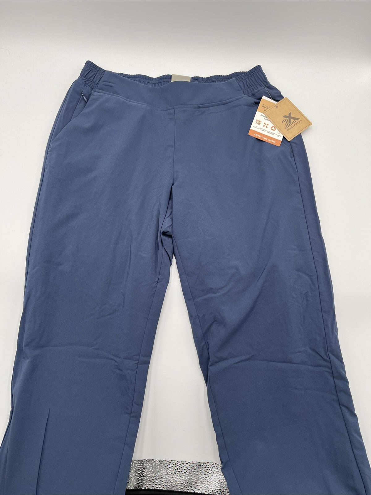 ZeroXposur Women's Cannes Breezy Lined Joggers -Infinity Blue-Small-NWT $60