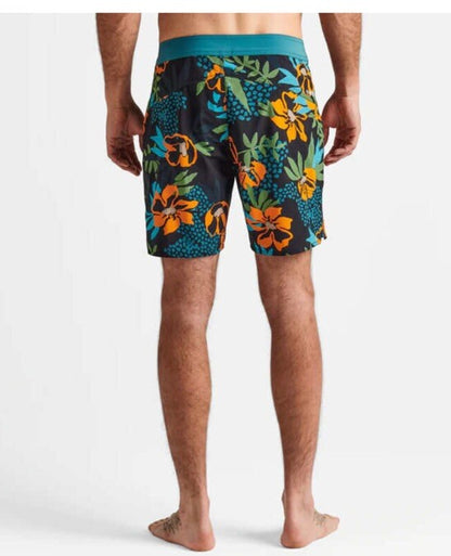 $89 Roark Men’s Boatman 2.0 Boardshorts 17" Shorts- Black Multi- Size: 38W-NEW