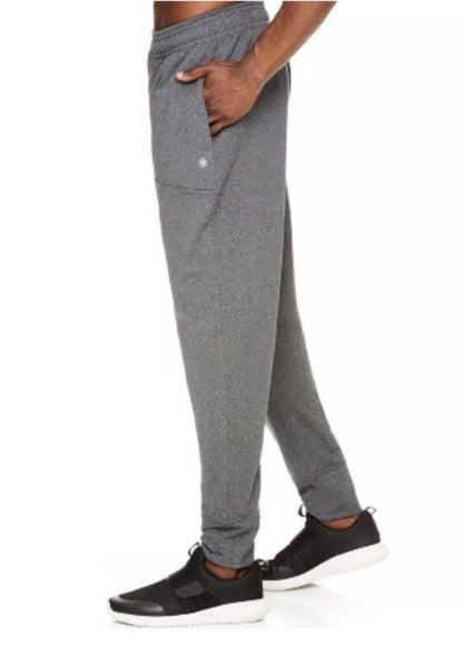 $70 Gaiam Men’s Restorative Slim Fit Jogger- Sleet Heather- Medium
