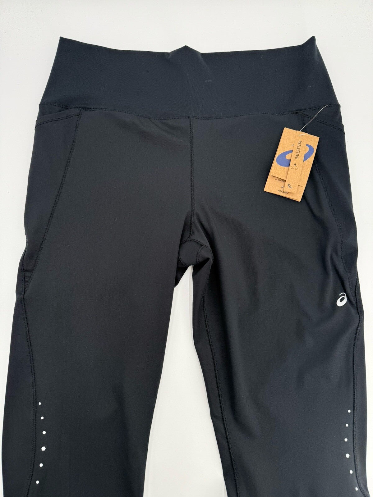 ASICS Women’s Expanse Curved Seam Active Leggings- Black- XLarge - New Tags