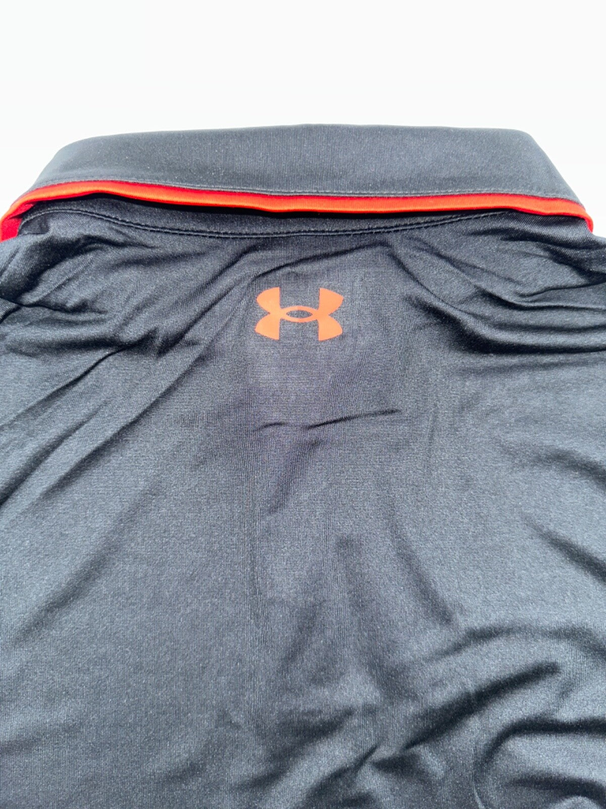 $70 Under Armour Men's Golf Polo - Black/Red - Medium - New With Tags