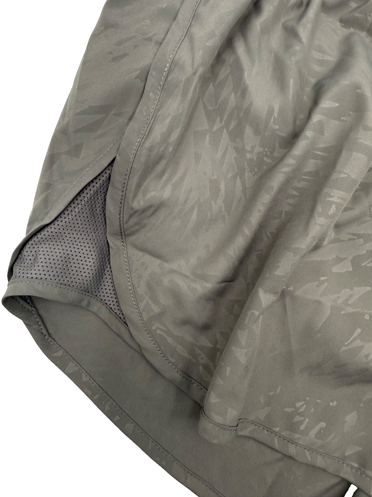 $40 Nike Women’s-Brief Lined Running Shorts-Grey-Large-New Tag