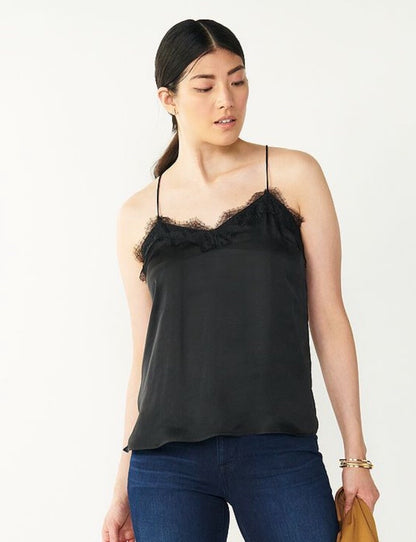 Nine West Women’s- Woven Cami- Black- Small- New Tag