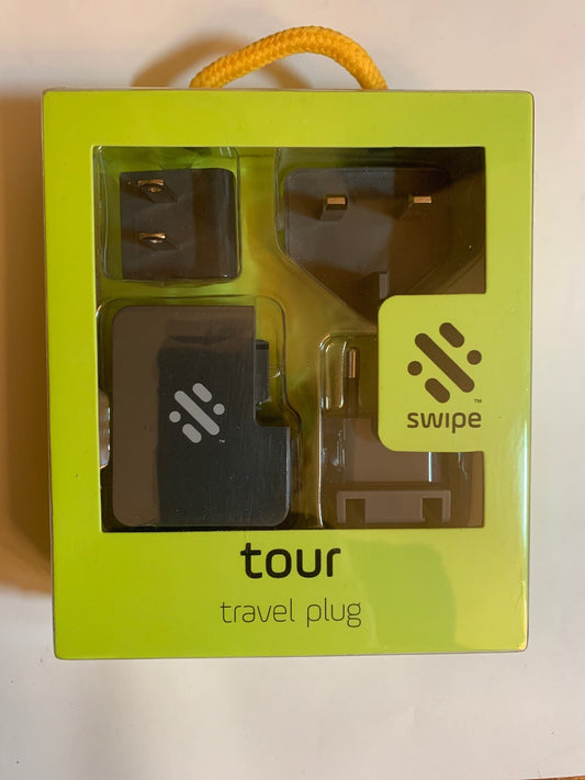 Swipe Tour Travel Plug Set power plug in US Or Internationally -Travel Smart