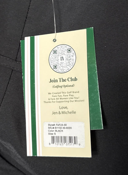 $140 Fore All Women’s Player Performance Golf Pants - Black -Size: Small- NEW!