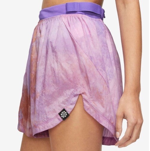 Nike Women's Dri-FIT Repel Mid-Rise 3” Trail Running Short- Sundial- Large