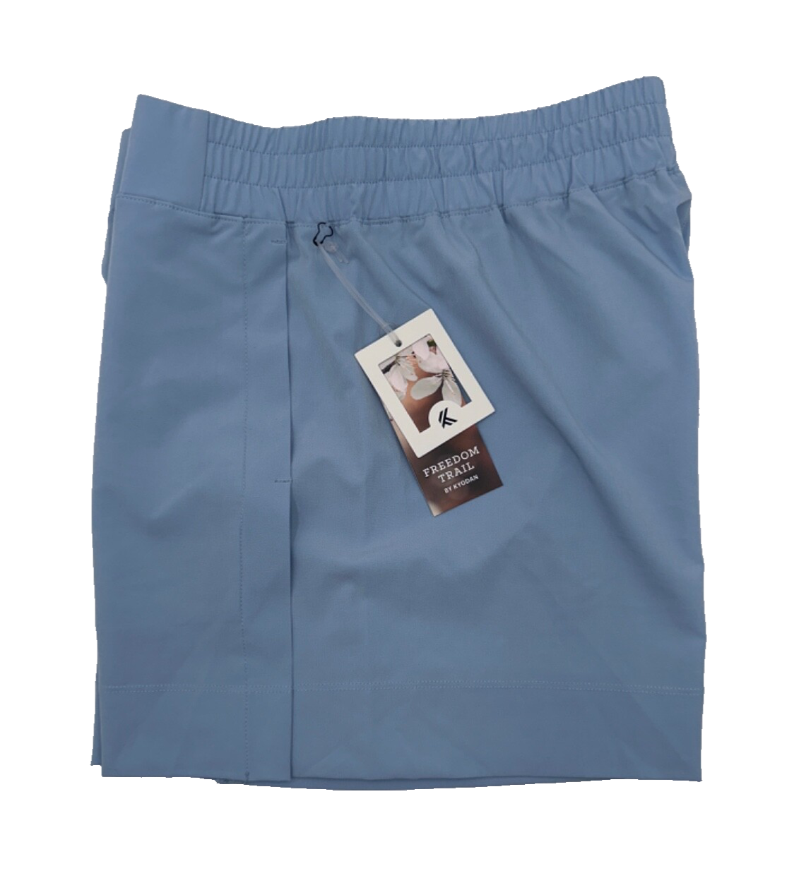 $52 Kyodan Freedom Trail Women’s Yoga Shorts 4” - Skyway - Small - New With Tag