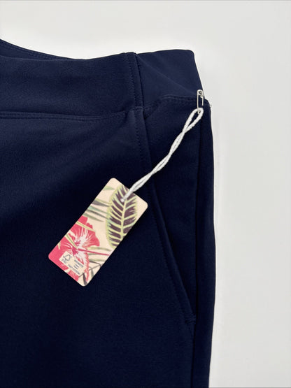 $85 Tommy Bahama Women’s Soft Active Bermuda Golf Shorts- Navy- Small - New Tag
