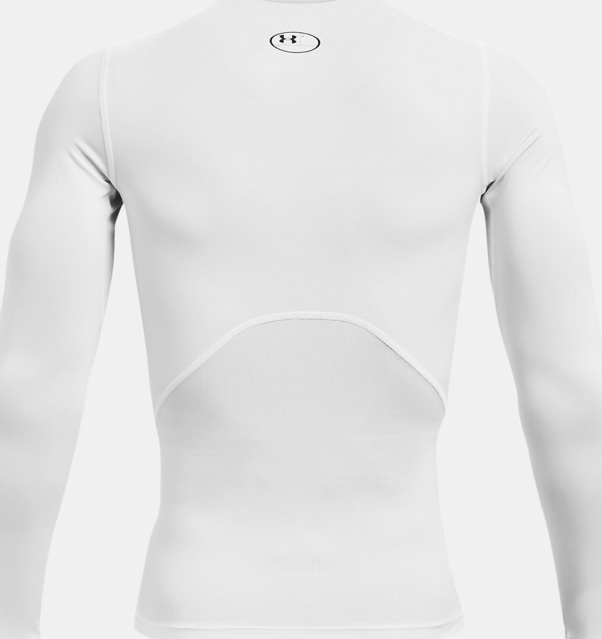 $35 Under Armour Men's HeatGear Long-Sleeve Shirt –White -Large -New With Tags