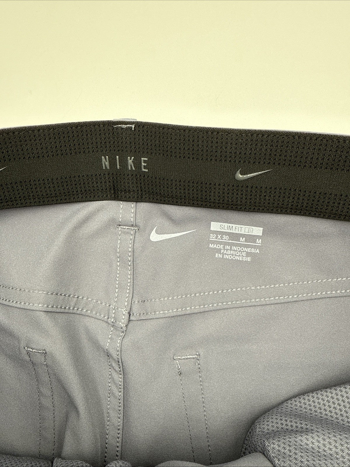 $100 Nike Men's Tour Repel Flex Slim Golf Pants FD5615-003- Grey - 32W 30L- New