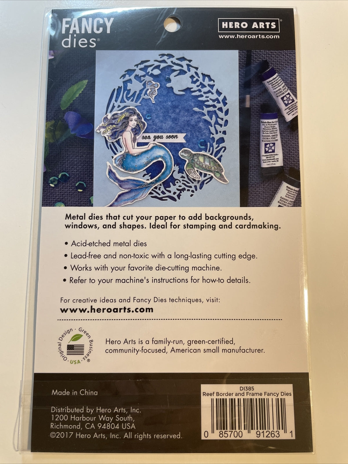 Hero Arts Fancy Dies Reef Border And Frame  Fancy Dies DI385