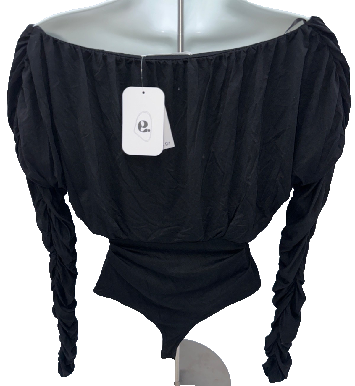 $78 Elodie Women's Long Sleeve Body Suit - Black - Small - New With Tags