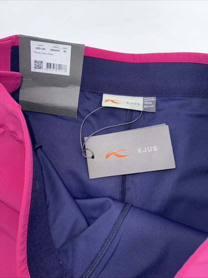 $179 KJUS Women's Siena Golf Skort Skirt - Hot Pink/Navy- Size: Medium/38- New
