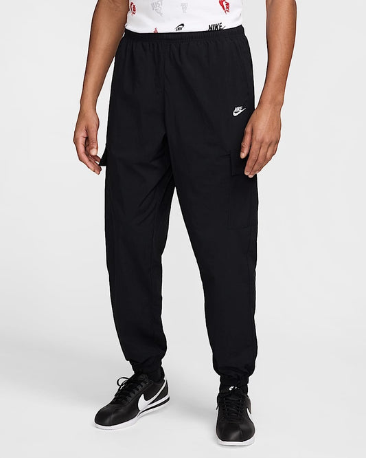 $70 Nike Men's Woven Cargo Pants - HJ1990010 - Black - Large - New With Tag