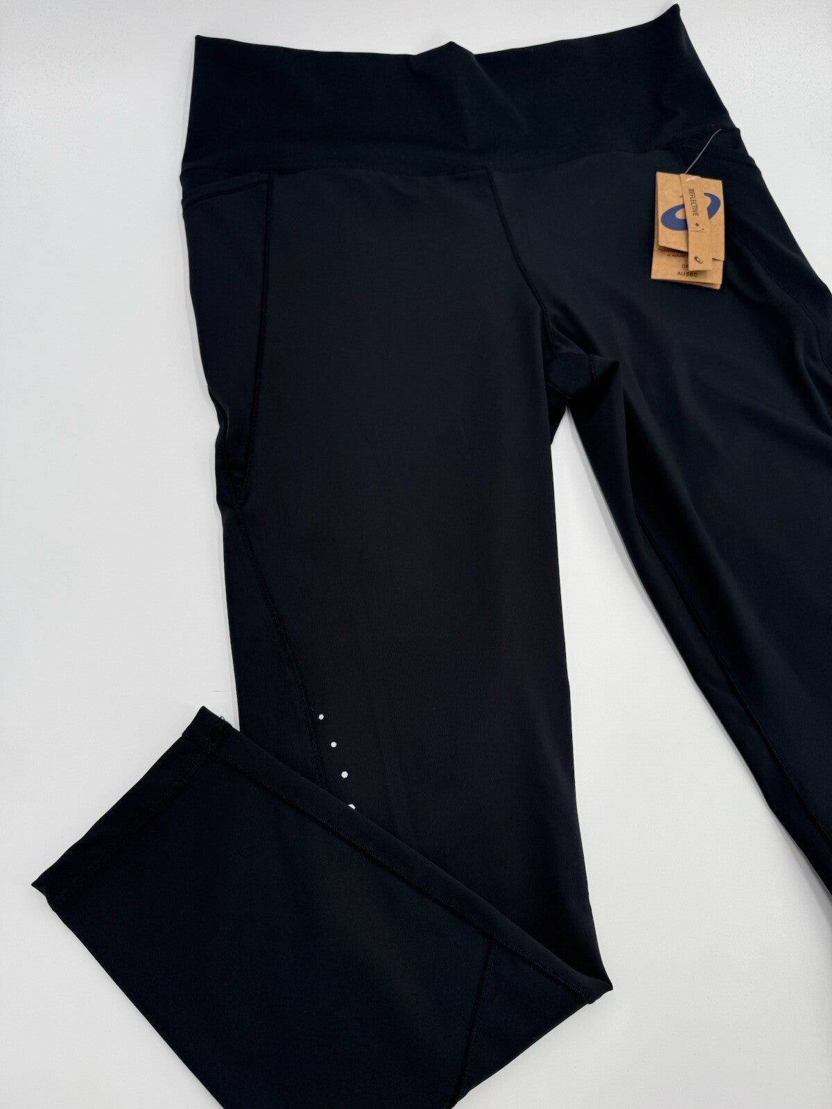ASICS Women’s Expanse Curved Seam Active Leggings- Black- XLarge - New Tags