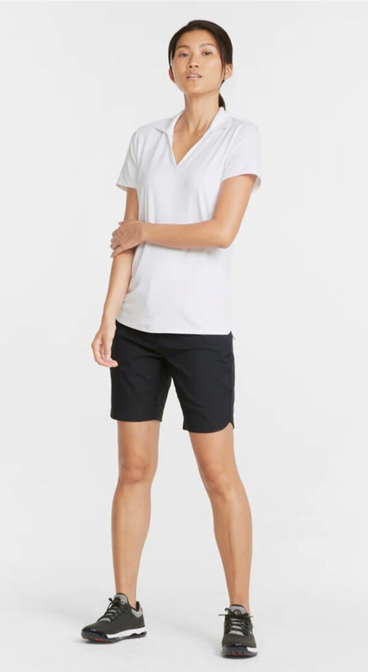 $65 Puma Women’s-Bermuda Golf Shorts-Puma Black-Medium-New Tag