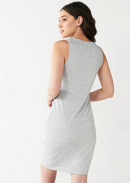 Nine West Women’s-Tulip Hem Sleeveless Dress- Grey- Medium- New Tag