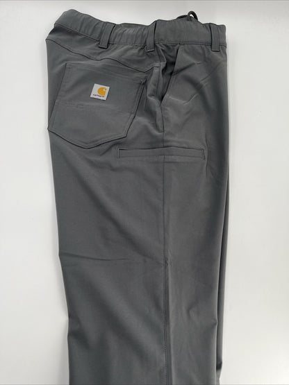 $98 Carhartt Men’s Force Sun Defender Lightweight Relaxed Fit Pants-Steel-Large