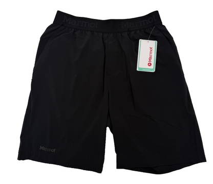 $60 Marmot Men’s- Zephyr 8" Shorts- Black- Small-New With Tag