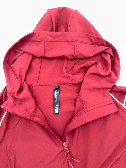 $68 Mondetta Women's Club Lightweight Jacket - Cabernet/White - Medium - New