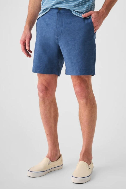 $98 Faherty Men’s All Day Shorts 7” - MSC0003 - Navy - Size 33 - New With Tags
