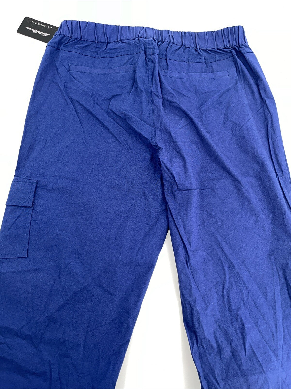 $80 Eddie Bauer Women’s Mason Belted Everyday/Campin Pants-Twlt Blue-Medium-New