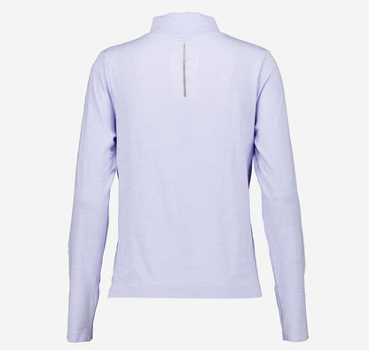 $50 New Balance Women’s-Logo Quarter Zip Sports Sweatshirt-Lilac-Medium-New Tag