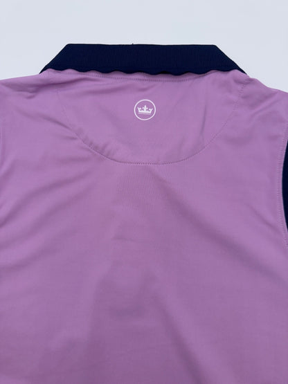 $90 Peter Millar Women’s Golf/Tennis Sleeveless Polo - Purple - Large - New Tag