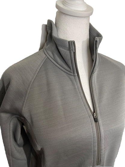 $129 STIO Women's Gannett Peak Half-Zip Fleece Pullover- Moon Dust- Medium -New