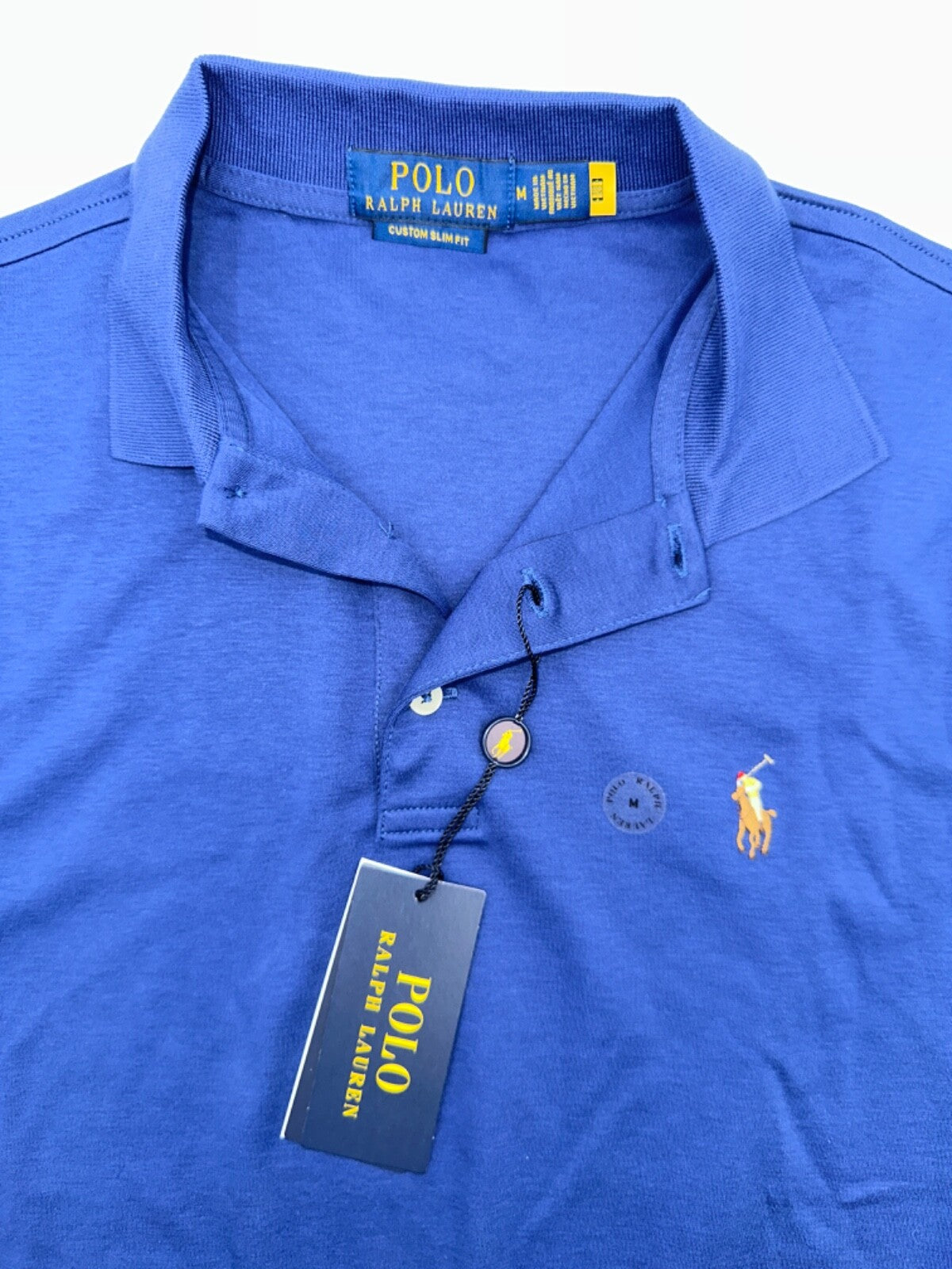 $110 Polo Ralph Lauren Men’s Classic Polo - Blue - Medium - New With Tags