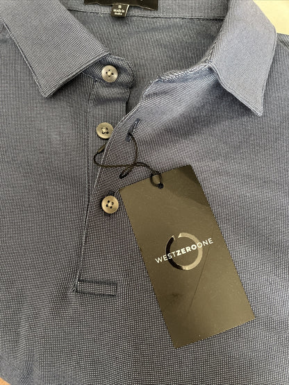 Westzeroone Men’s River Valley Polo S/S Shirt - Blue Night- Small- New Tags $69