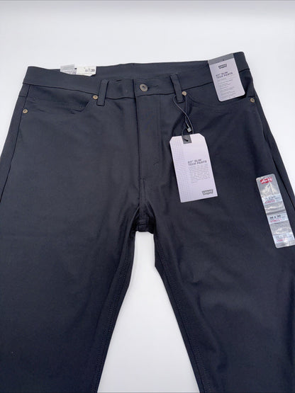 $70 Levi's Men's 511 Slim Tech Pants Stretch A92130010- Black- 36W 30L - New Tag