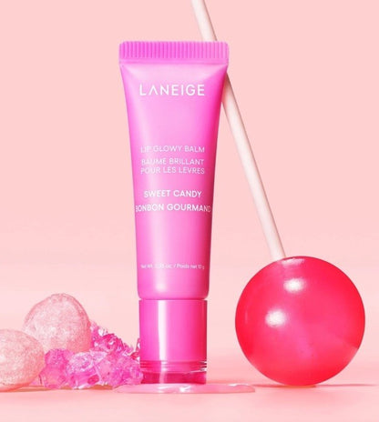 Laneige Lip Glowy Balm - “Sweet Candy” Lightweight Glossy Tint with Shea Butter
