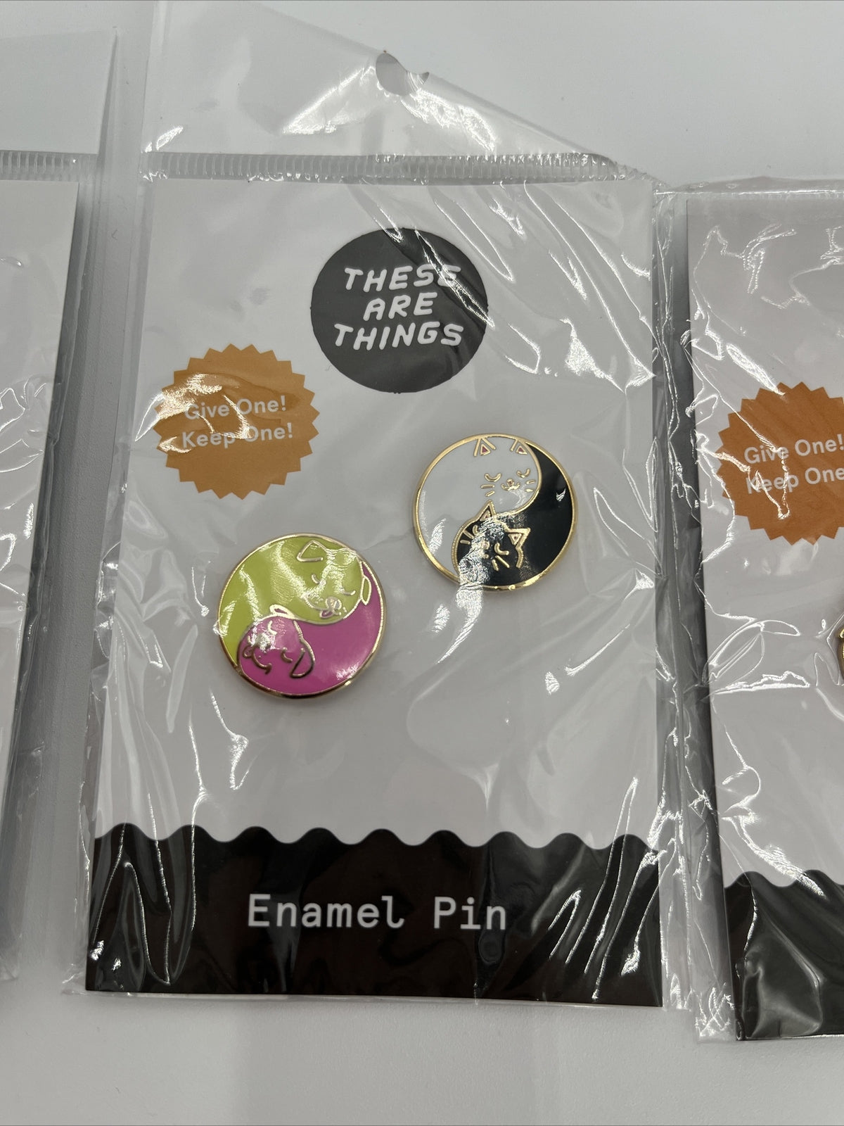 These Are Things Combo Lot Of 3 Enamel Pin Sets, New! Best Price